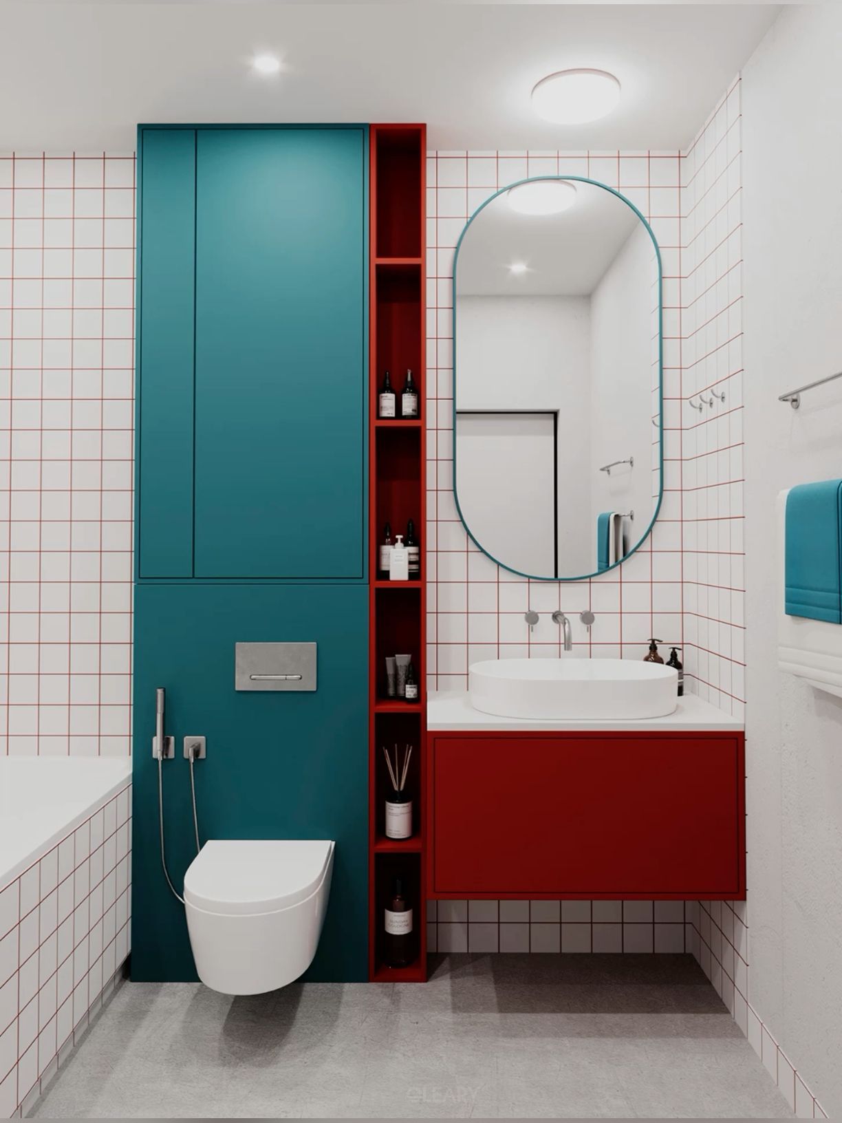 Built-in Bathtub