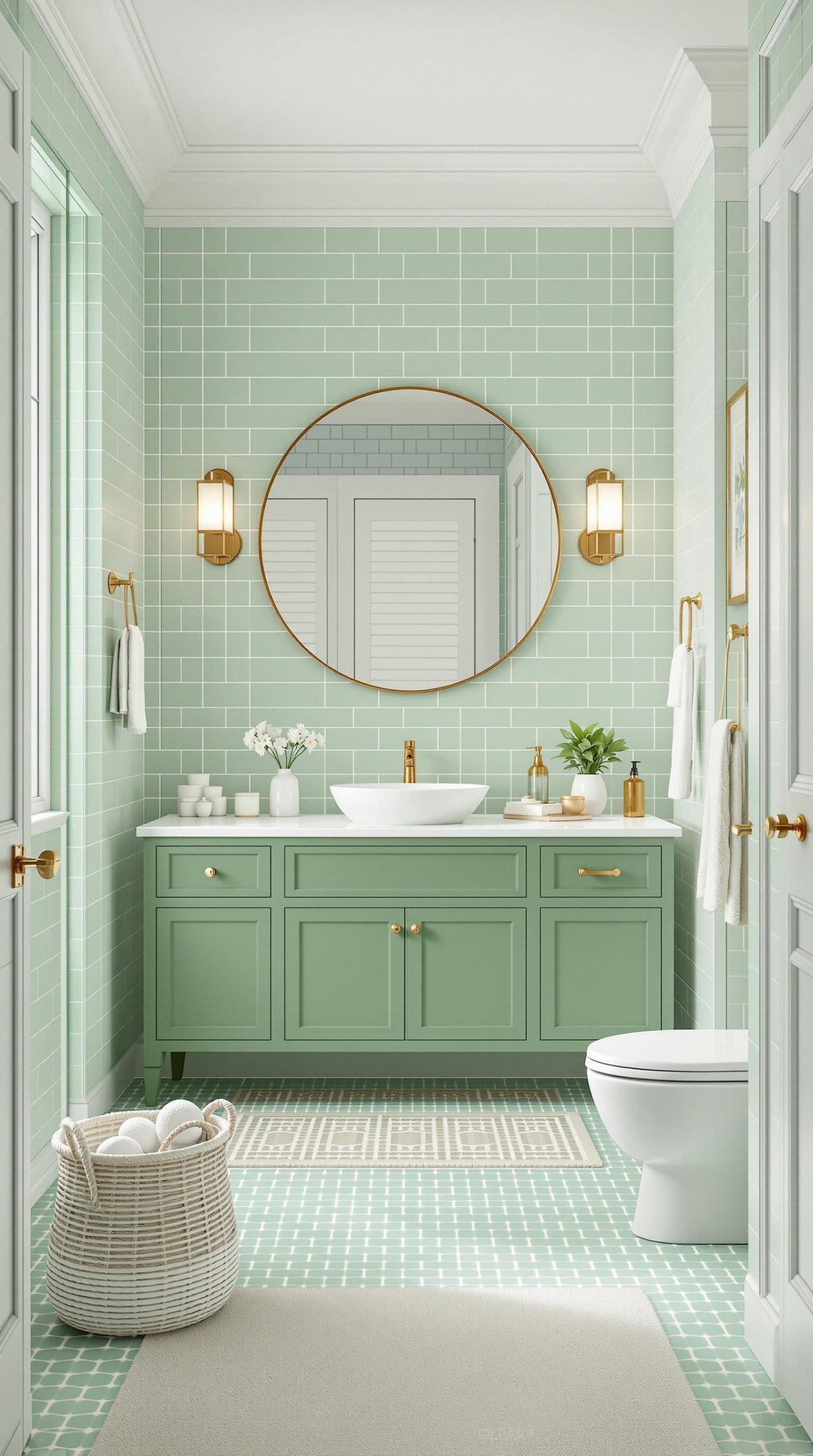 Ready for a bathroom with personality? Discover how a stylish sage green vanity and an elegant vessel sink can create a fresh, serene, and on-trend space you'll love for years to come.