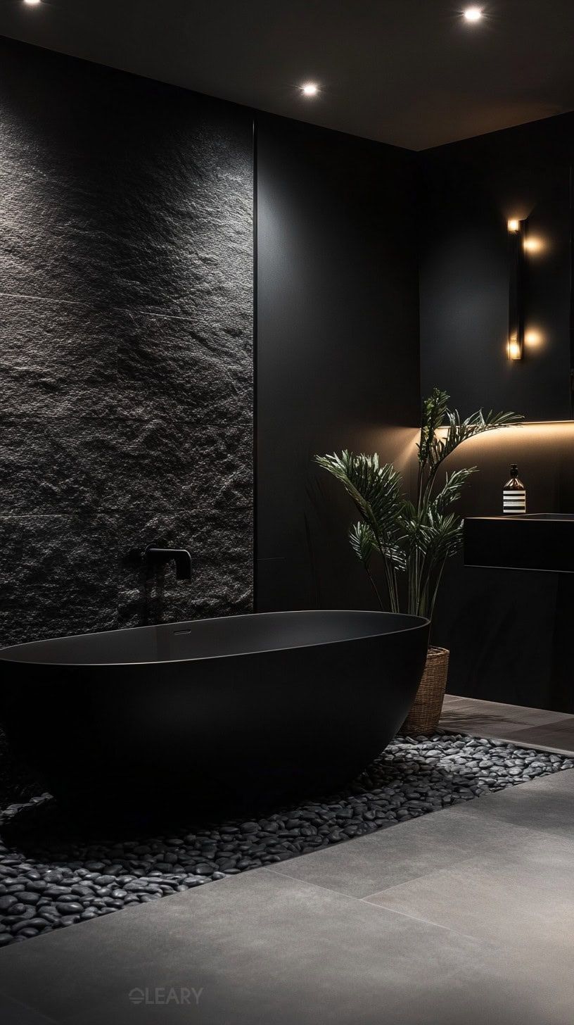 The Art of the Void: Why a Black Freestanding Bathtub is the Ultimate Luxury Statement