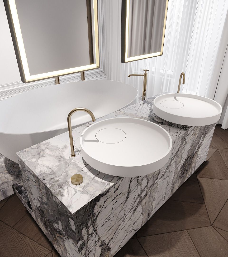 The Ultimate Luxury Bathroom: A Guide to Marble Vanities, Designer Sinks, and Freestanding Tubs