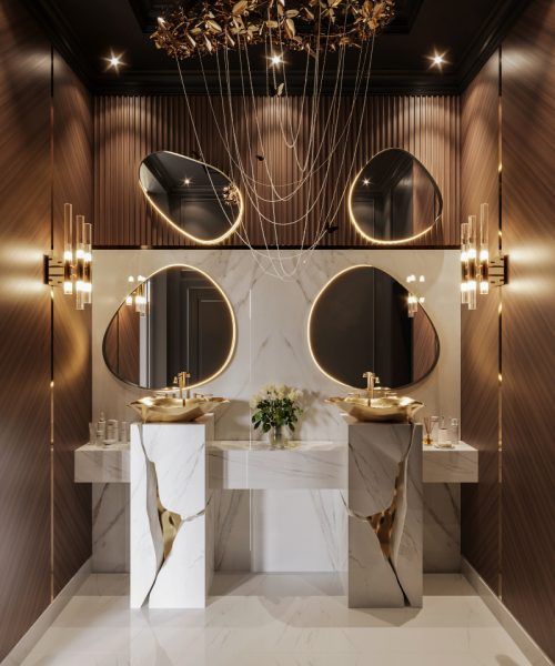 Beyond the Basin: How Sculptural Pedestal Sinks and Artistic Mirrors Define Luxury