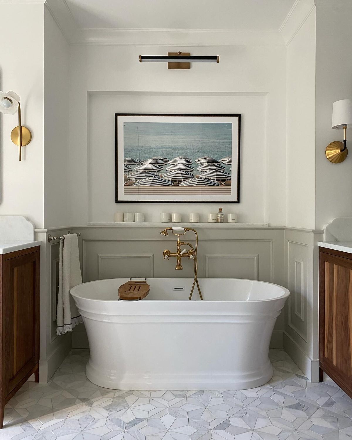 modern solid surface soaking tub 15