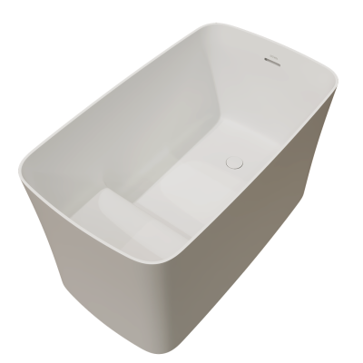 Modern white freestanding bathtub design